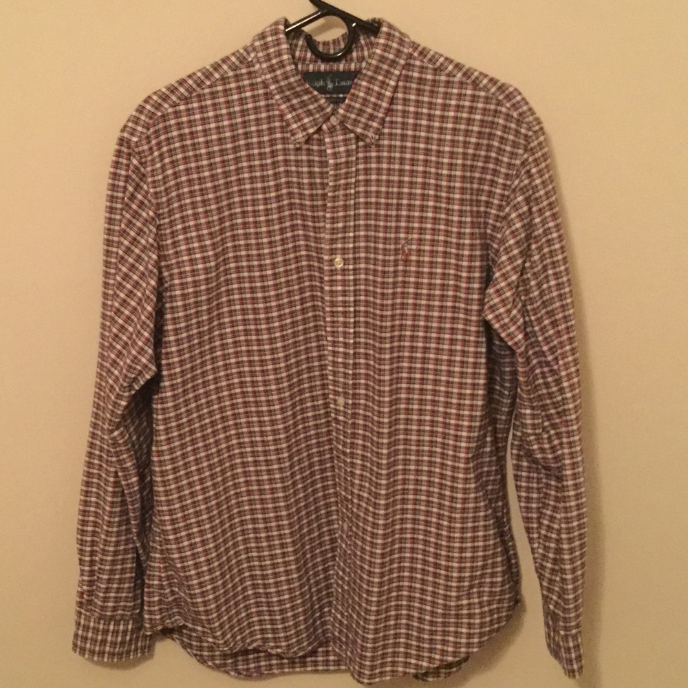 Polo Ralph Lauren Plaid Broad Cloth Oxford Shirt